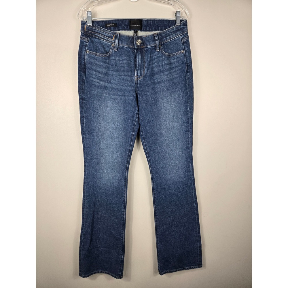 White House Black Market Mid Rise Bootcut Jeans Air Vintage Blue Size 6L NEW